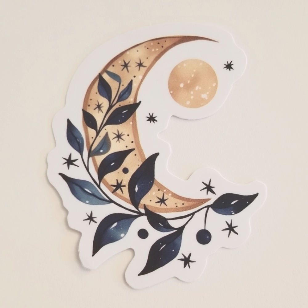 10/$10 Moon Sticker